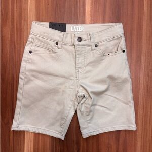 Lazer Kids Tan Slim Shorts
